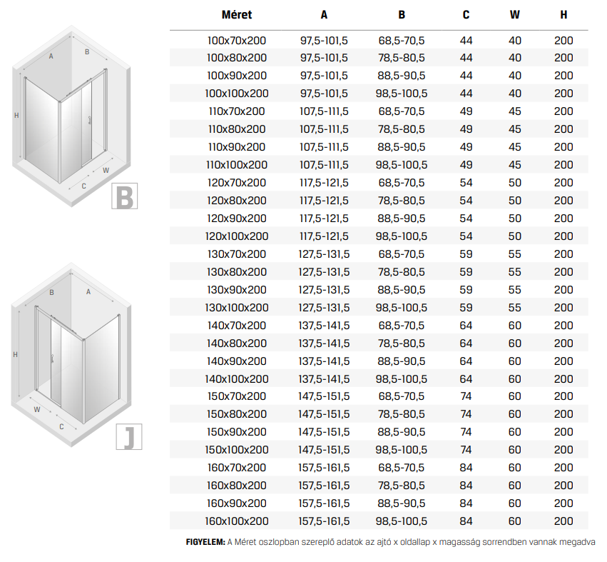 PRIME szog1ajtó falról